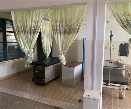 Picture from the clinic we opened in 2019 called the Immaculate Heart...