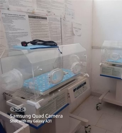 Incubators added to the Clinic Maternity Ward.....