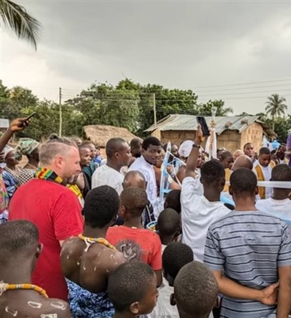 International Help of Missionaries commissions mechanised water system...